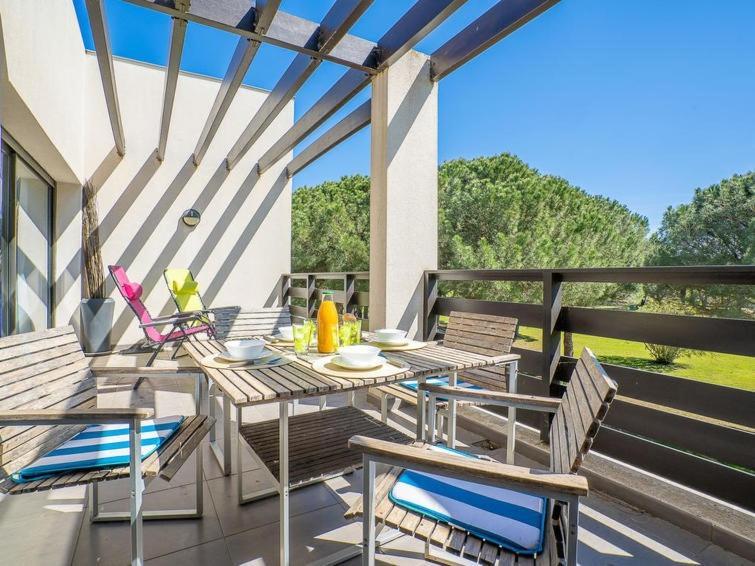 Vert Paradis - Vue Apaisante Sur Golf, Pins Parasols, 2E Etage - 80 M2 Dont Terrasse Avec Pergola, 2 Chambres, 3Et Iles, 3 Clim, Wifi - Piscine, Parking Et Park A Velos, Ascenseur - En Option Linge, Menage - Pistes Cyclables, Mer A Proximite Saint-Cyprien  Luaran gambar