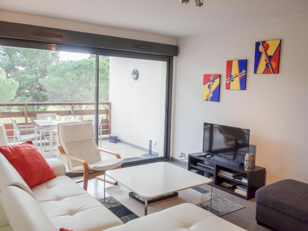 Vert Paradis - Vue Apaisante Sur Golf, Pins Parasols, 2E Etage - 80 M2 Dont Terrasse Avec Pergola, 2 Chambres, 3Et Iles, 3 Clim, Wifi - Piscine, Parking Et Park A Velos, Ascenseur - En Option Linge, Menage - Pistes Cyclables, Mer A Proximite Saint-Cyprien  Luaran gambar